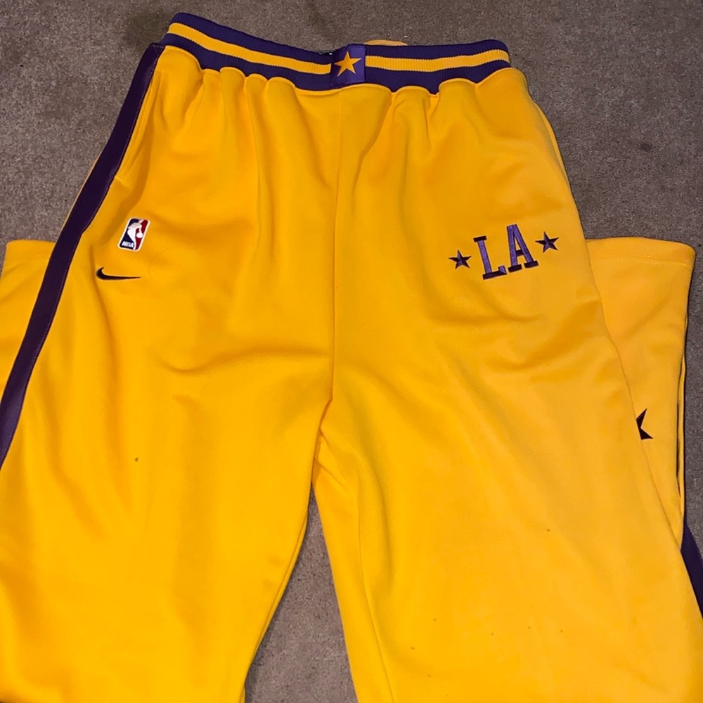 VTG| Nike Team Sports L.A. Lakers Warm-Up Shooting Pants - XL|